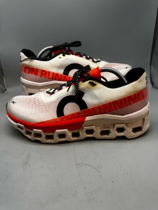 On Running Other - Size 10 - On Cloudmonster 2 White Flame Mens Running Walking Shoes